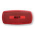 Marker/Clearance Light Oval Black Base Red - Young Farts RV Parts