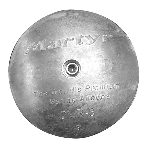 MARTYR ANODES Marine Anode Kit - Traditional - Zinc - 2.81" OD x 1/2" H; Set Of 2 - CMR02 - Young Farts RV Parts