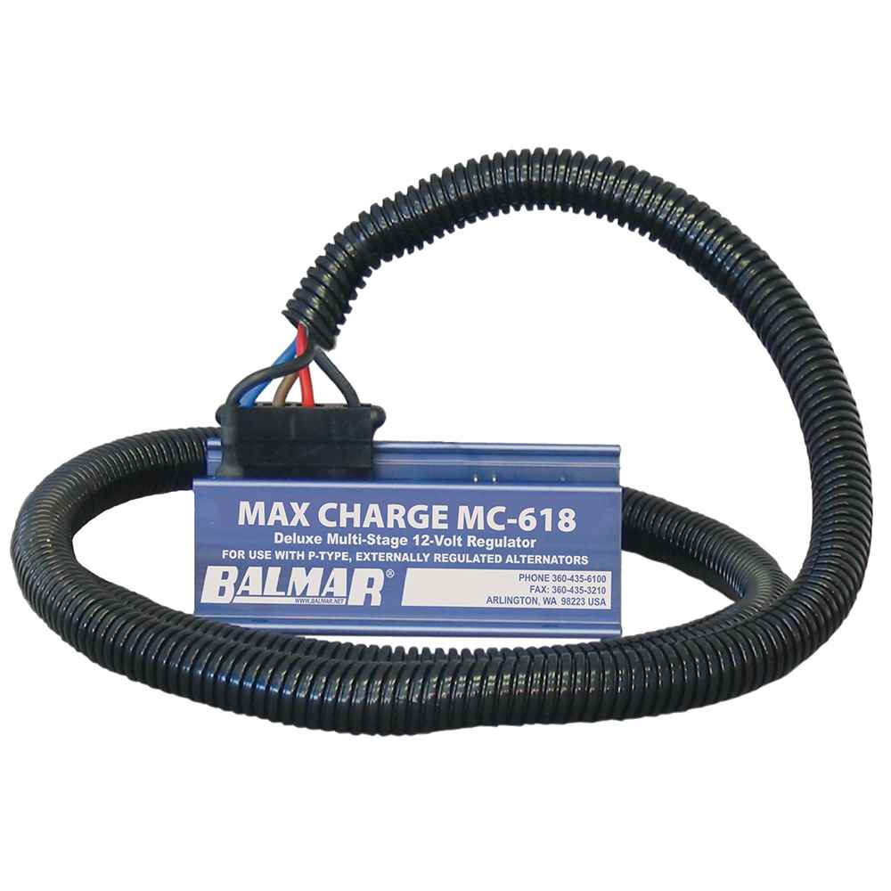 Max Charge MC - 618 Regulator 12V w/Harness Multi - Stage - Young Farts RV Parts