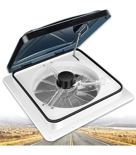 MaxxAir 4401M MaxxFan® Mini Roof Vent, Manual Opening, For 1" Thick Roofs, 4 Speed - Young Farts RV Parts