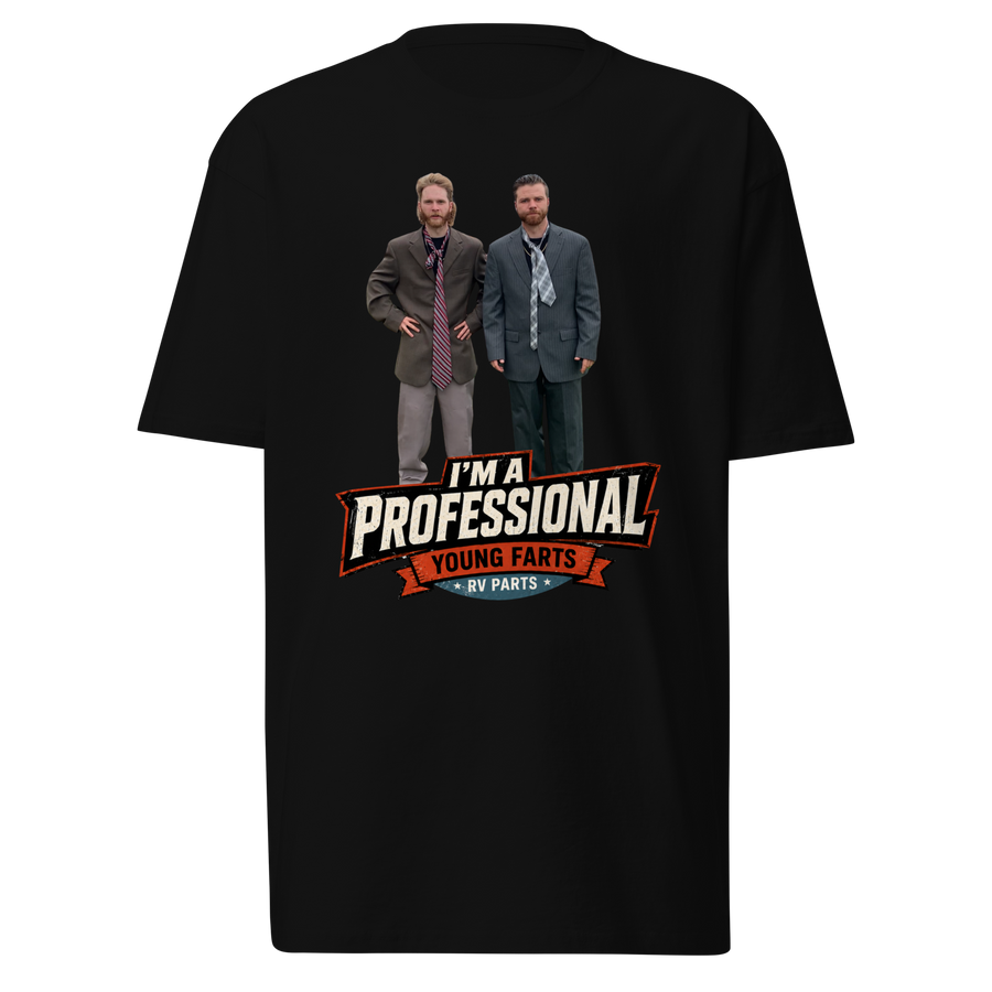I’m a Professional T-Shirt black front view