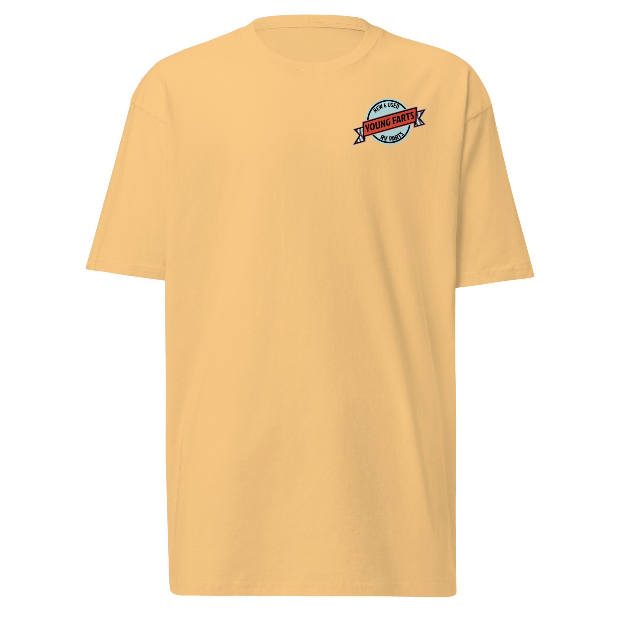 Young Farts Shop-Tested Logo T-Shirt with front and back print in Black