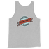 Young Farts Sun’s Out, Farts Out Tank Top with front and back print in Navy