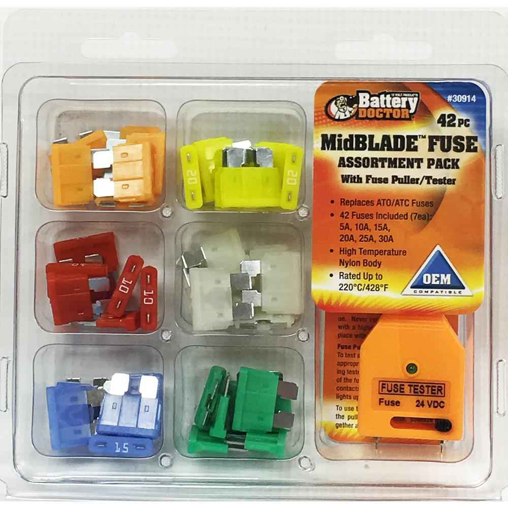 Midblade 42Pc Fuse Kit - Young Farts RV Parts