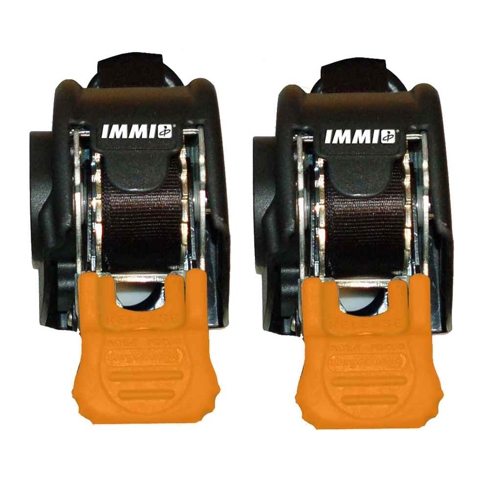 Mini G3 Retractable Ratchet Tie - Down - 1" x 72" Pair - Young Farts RV Parts