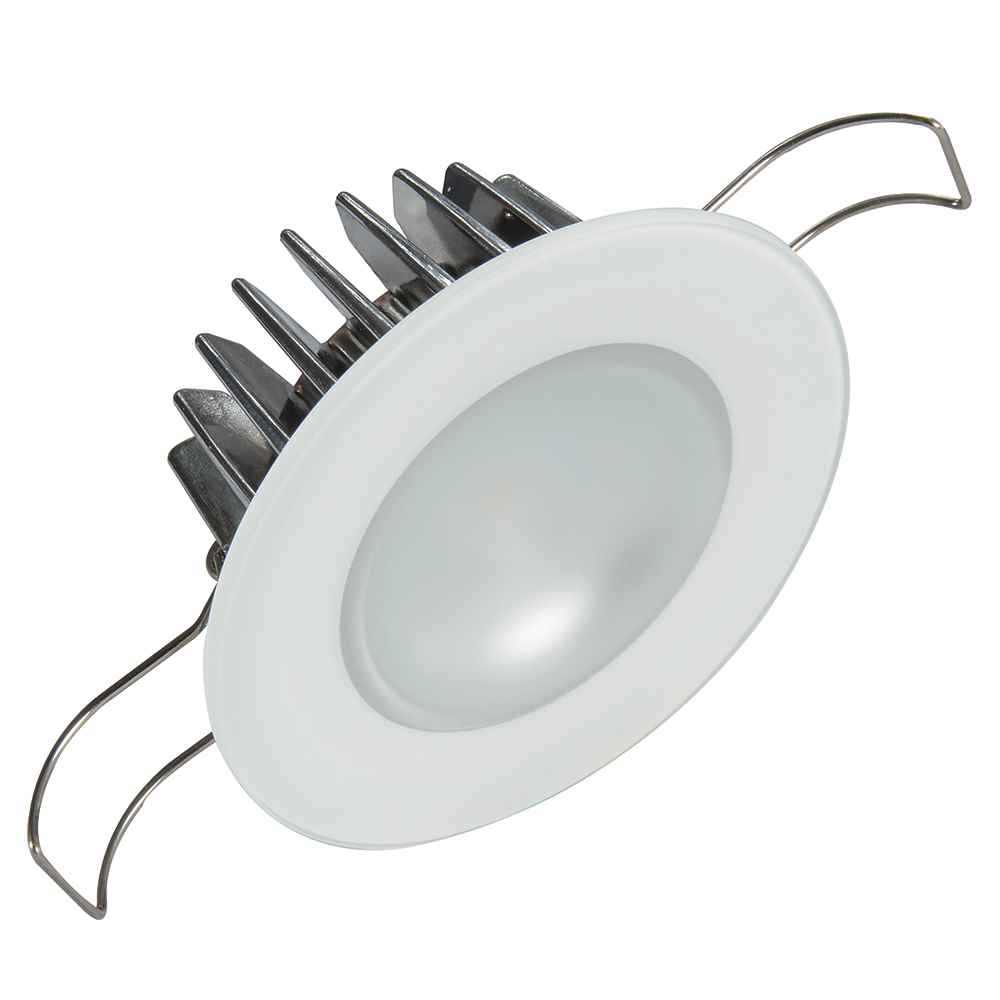 Mirage - Flush Mount Down Light - Glass Finish - 3 - Color Red/Blue Non Dimming w/White Dimming - Young Farts RV Parts