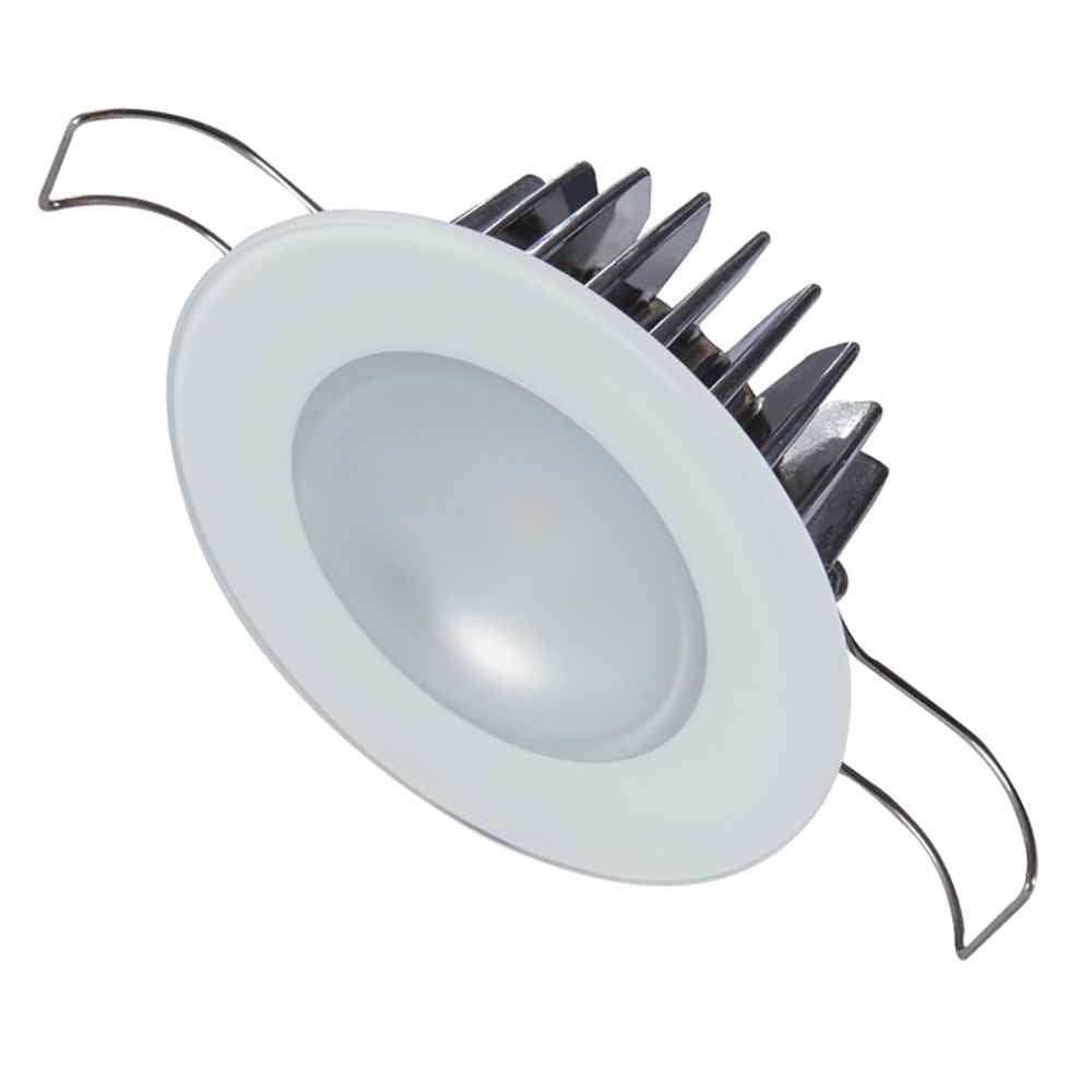 Mirage - Flush Mount Down Light - Glass Finish - 3 - Color Red/Blue Non Dimming w/White Dimming - Young Farts RV Parts