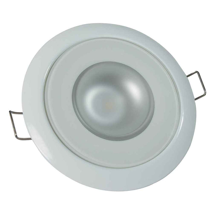 Mirage Flush Mount Down Light Spectrum RGBW - White Housing - Young Farts RV Parts