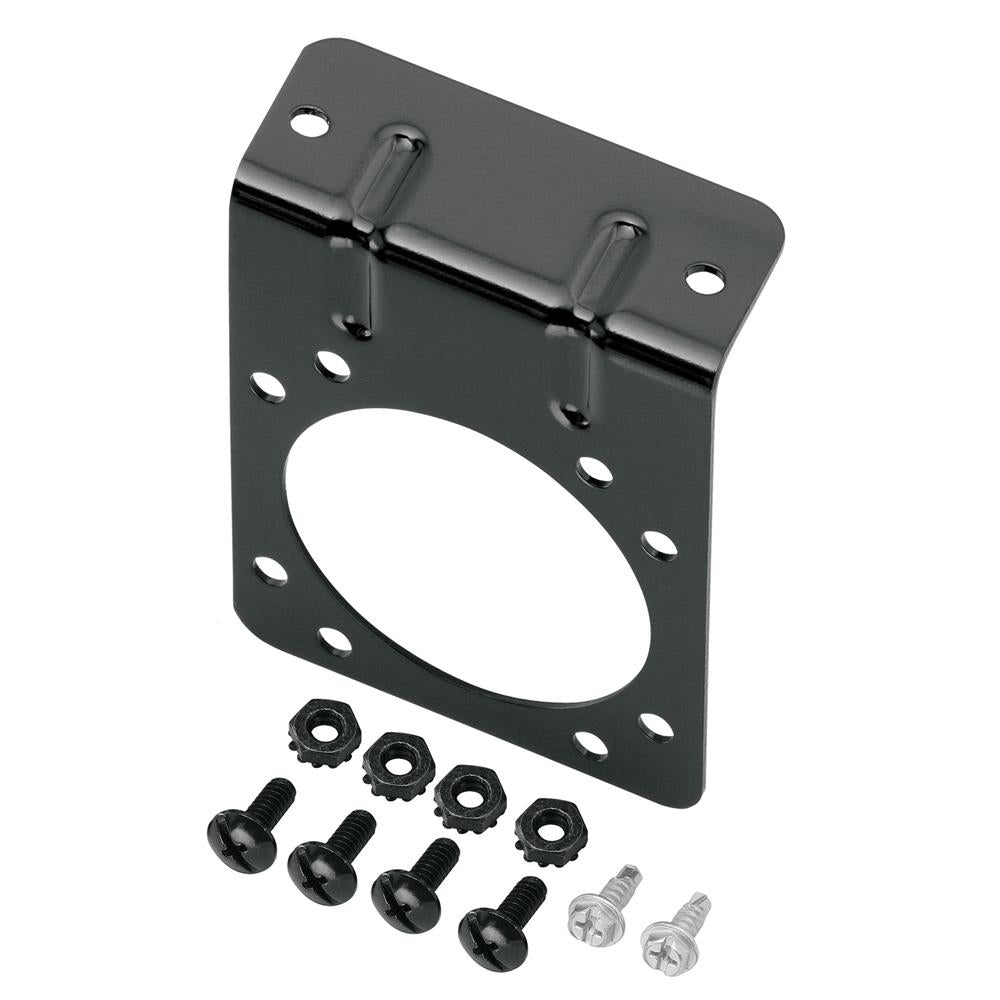 Mounting Bracket For 7 - Way Flat Pin Connectors - Young Farts RV Parts