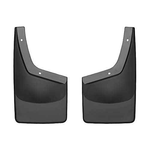 No Drill Mud Flaps Spare Duty Black - Young Farts RV Parts