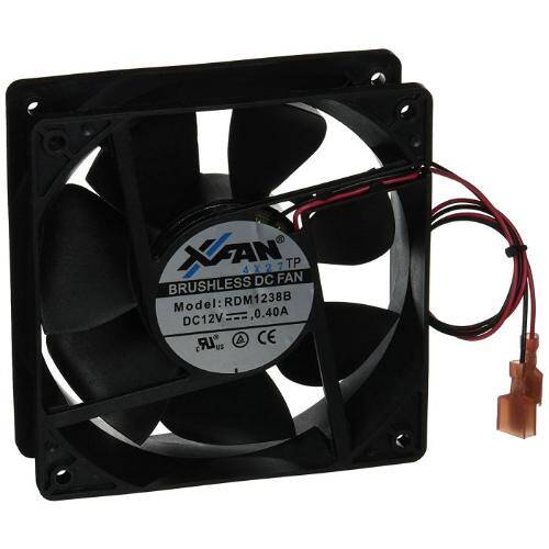 Norcold 637154 Refrigerator Cooling Fan Assembly - 0.4 Amp; Black; With 1 Cable Tie - Young Farts RV Parts