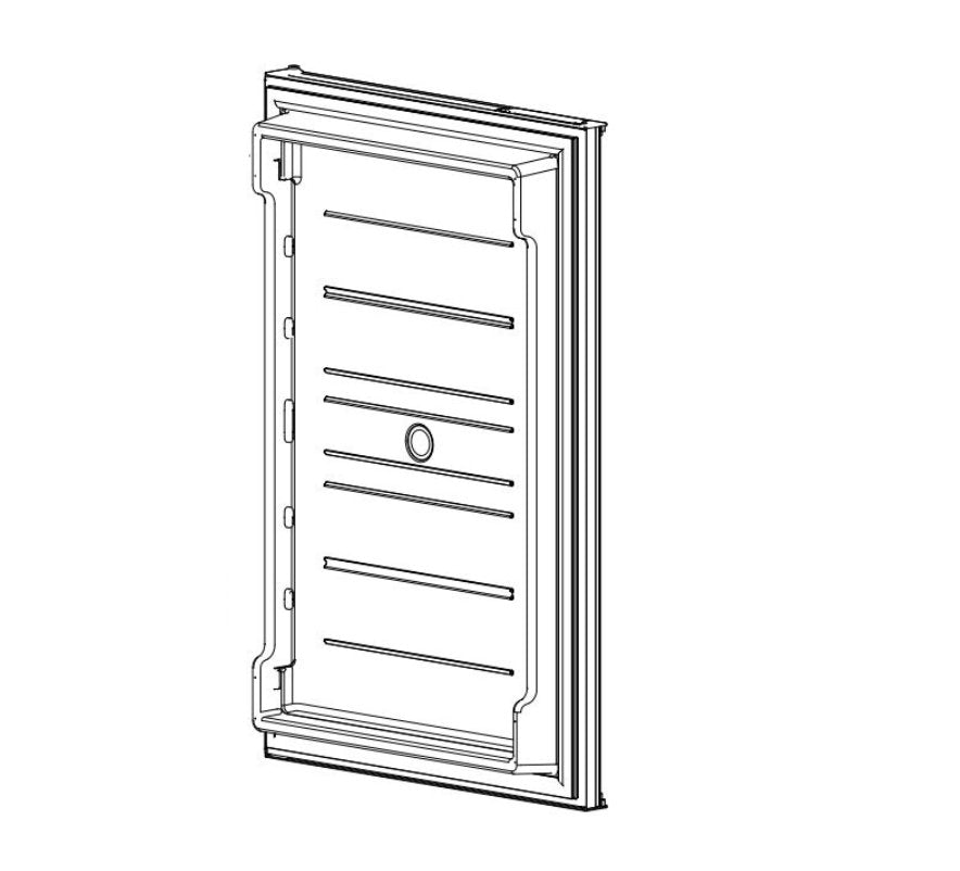 Norcold Black Standard Lower Door for N8Xflt - Young Farts RV Parts