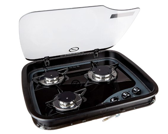 Norcold SHB16950Y Spinflo Cooktop, Black - Young Farts RV Parts