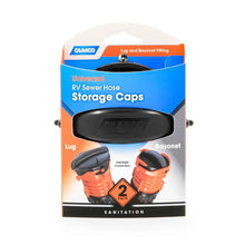 Load image into Gallery viewer, One Bayonet Cap &amp; One Lug Cap RV Sewer Hose Storage (Pack of 2) - Young Farts RV Parts