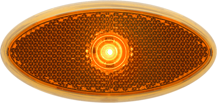 Optronics MCL0030ABB Amber Oval LED Clearance/Marker Light - Young Farts RV Parts