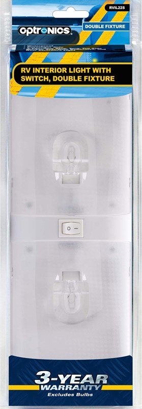 Optronics RVIL22S Interior Light RV Double - Young Farts RV Parts