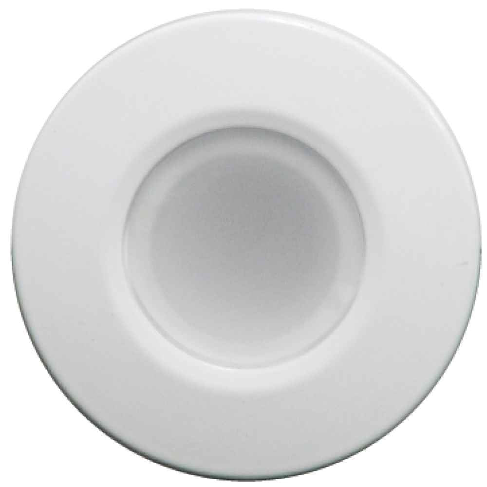 Orbit Flush Mount Down Light - Blue Non - Dimming, Red Non - Dimming & White Dimming w/White Housing - Young Farts RV Parts