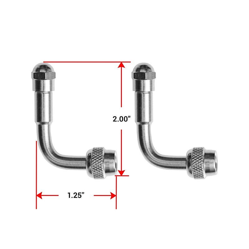 Pacific Dualies 18090 2 Pc 90Deg Valve Extension Kit - Young Farts RV Parts