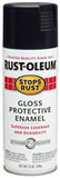 Paint RUST-OLEUM 7779830 Stops Rust ®, Used On Metal/ Wood/ Concrete/ Masonry Which Prevents Corrosion And Chipping, Black, Gloss Finish, Spray Can