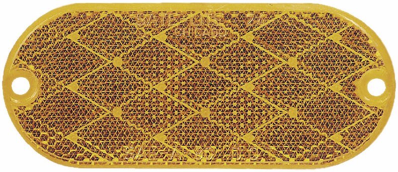 Peterson Mfg. V480A Amber Reflector Without Housing - Young Farts RV Parts