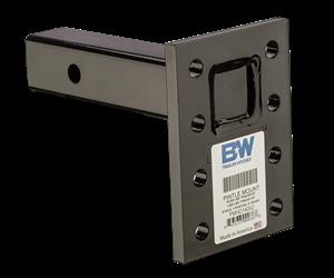 Pintle Hook Mounting Plate B&W Trailer Hitches PMHD14002 Heavy Duty Pintle Plate, Receiver Mount Type, For 2