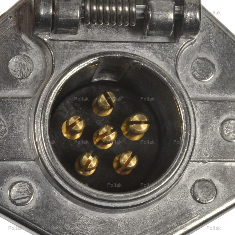Pollak 11 - 609EP 6 - Way Connector Socket - Young Farts RV Parts