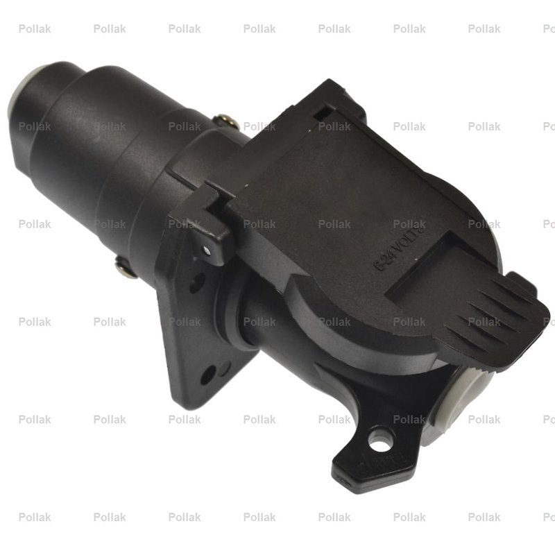 Pollak 12 - 705E 7 - Way Trailer Wiring Connector - Young Farts RV Parts