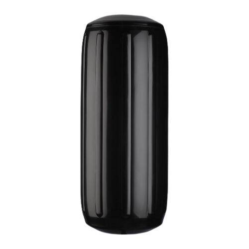 POLYFORM Boat Fender - HTM - 2 Black; Ribbed - 84 - 065 - 681 - Young Farts RV Parts