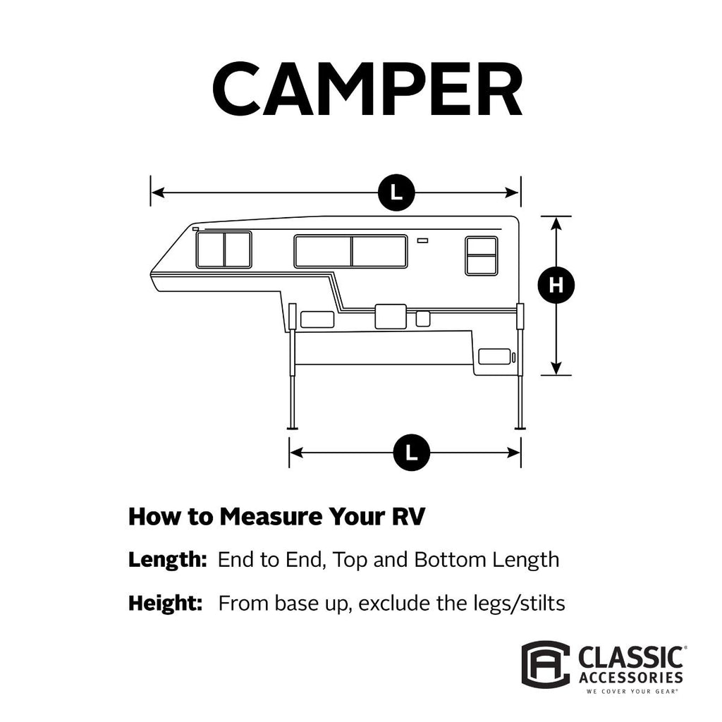 Polypro 3 Truck Camper Cover 8' - 10' - Young Farts RV Parts