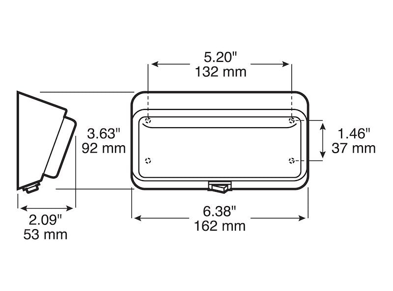 Porch Light White Base, Clear Lens, Has Switch - 30 - 78 - 517 - Young Farts RV Parts