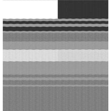 Load image into Gallery viewer, Power Awning Roller/Fabric Standard Vinyl Black/Gray Stripe 17&#39; - Young Farts RV Parts