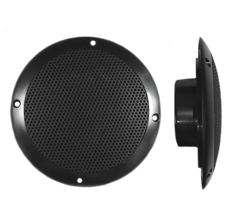 PQN Audio ECO60 - 4BK Ultra - Slim 6" Speaker Set - Black - Young Farts RV Parts