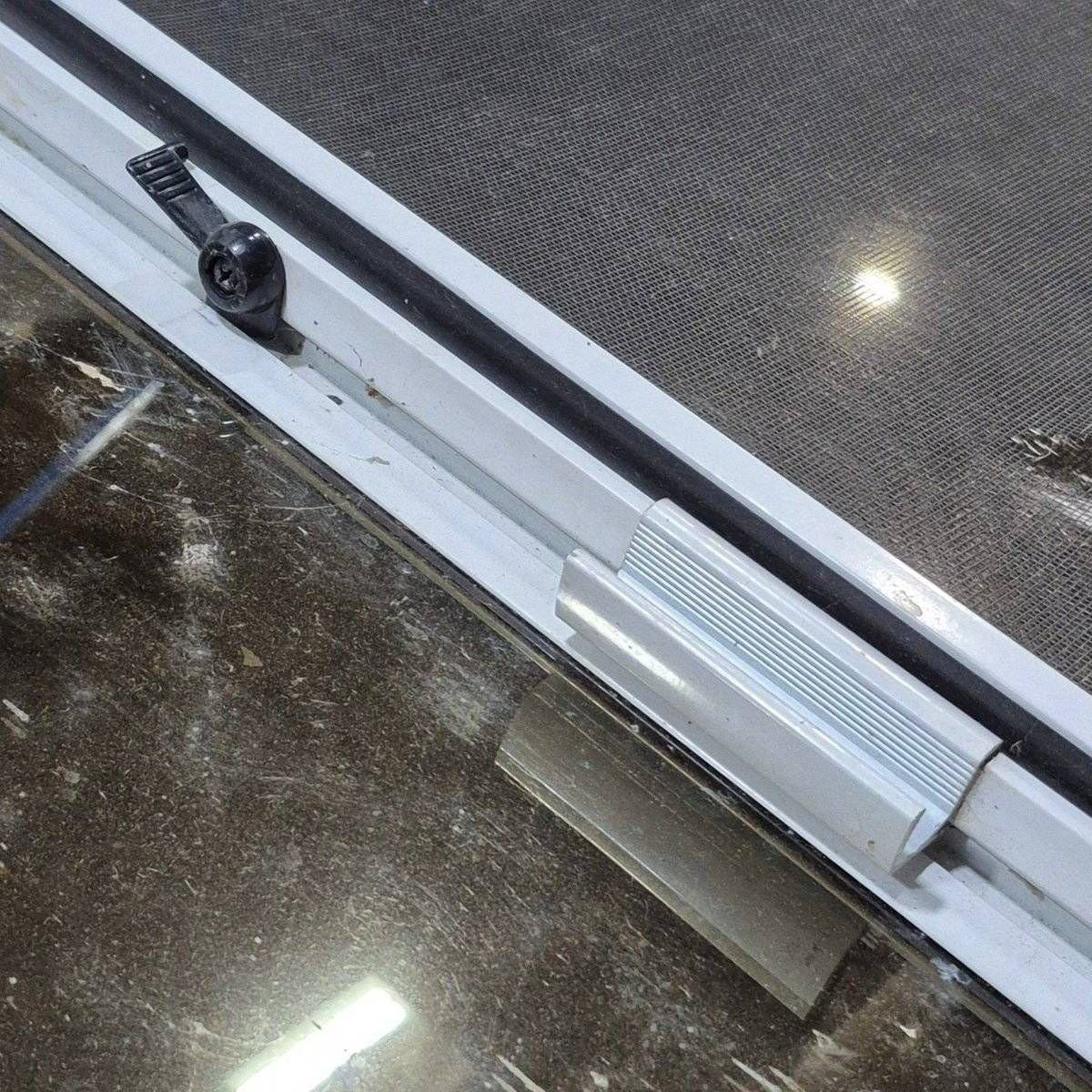 Used White Radius Opening Window - 57 1/4