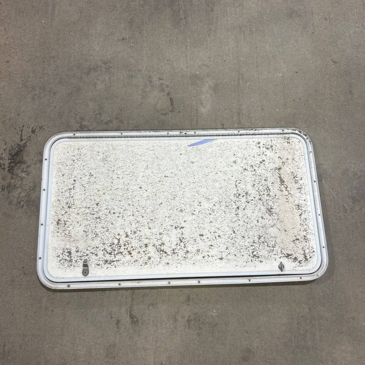Used Radius Cornered Cargo Door - 41.75 X 22.75 X 0.625 - White Trim