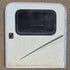 Used Radius Storage/ Teardrop Trailer Entry Door - 43 1/2" X 47 1/2" X 2 1/4" - White Trim