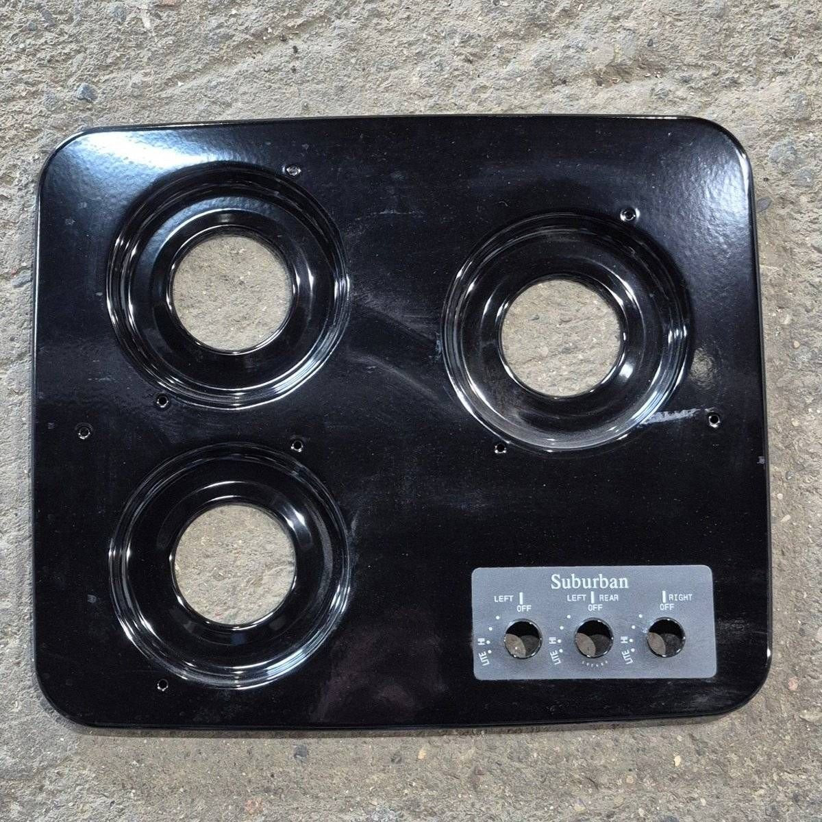 Used Main Top Suburban - Cooktop Cover, Black - 2940ABK - Main Top
