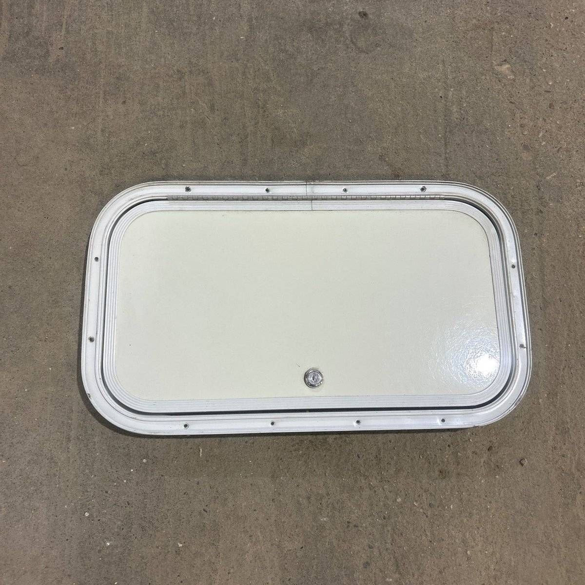 Used Radius Cargo Door - 19.75 X 10.75 X 0.625 - White Trim