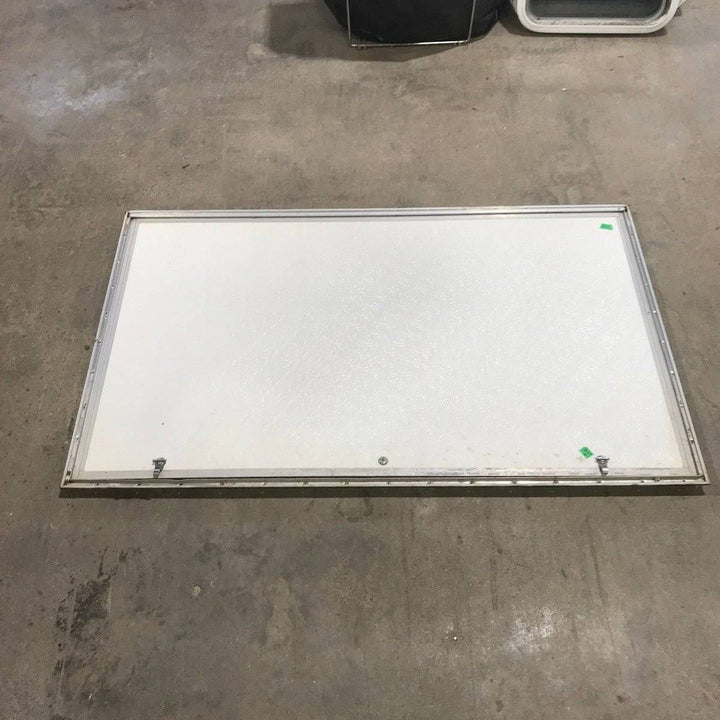 Used Square Corner Cargo Door - 59.75 X 36.0 X .75 - Silver Trim