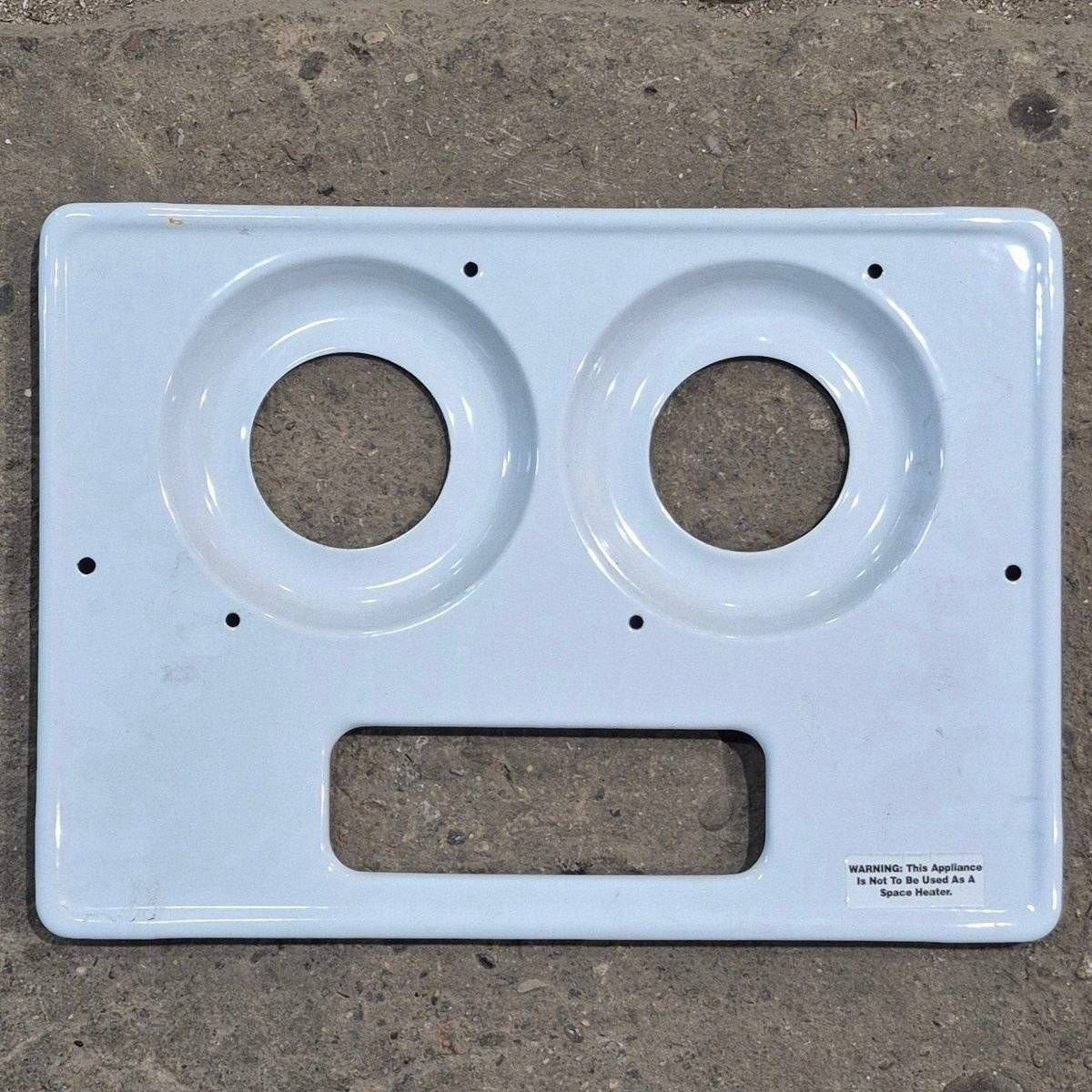 Used Atwood Wedgewood Cooktop Maintop, White - 52392 - Main Top
