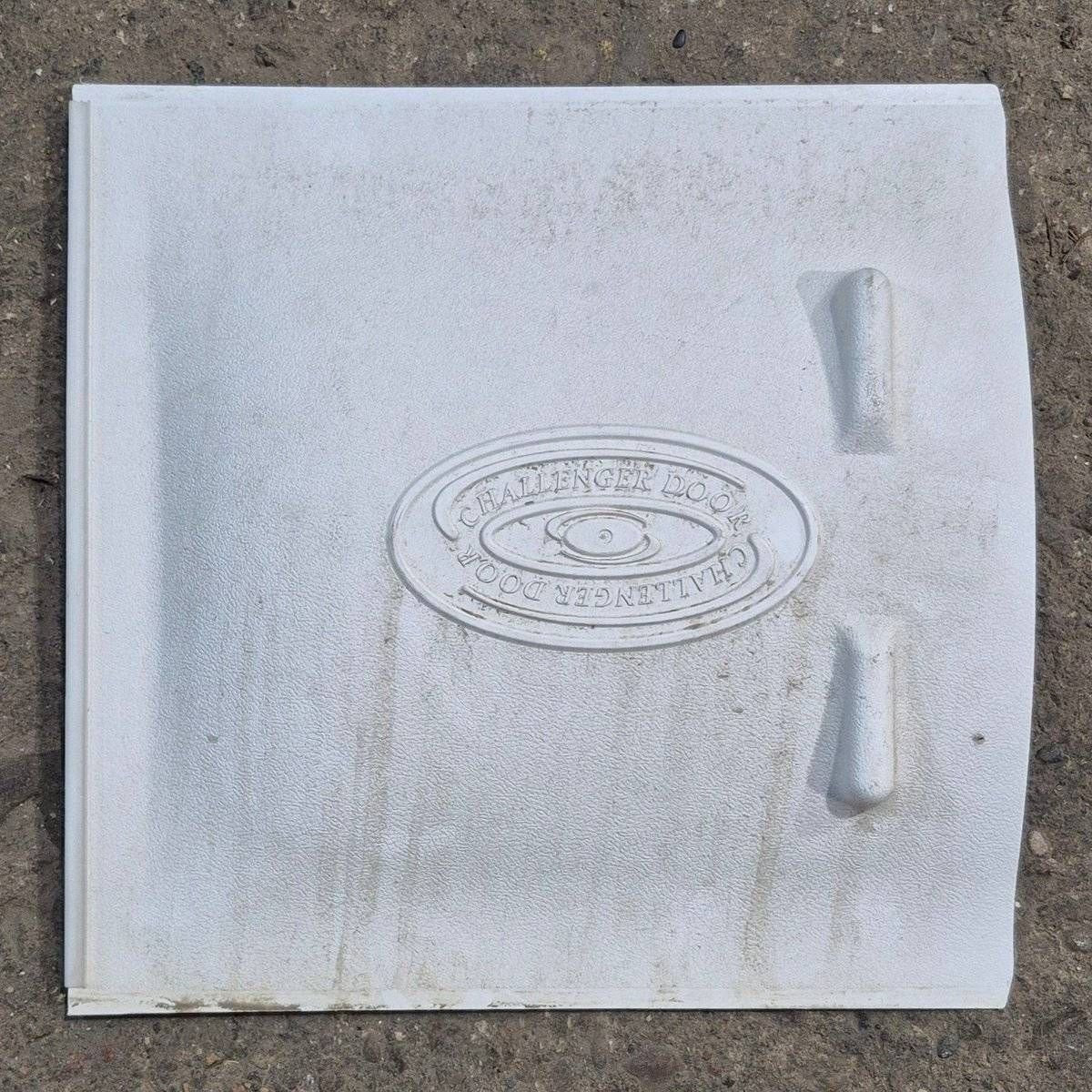 Used Screen Door Slide Panel, White - 12 1/8
