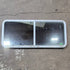 Used White Radius Opening Window - 57 1/4" X 24 1/2" X 2" - White Window