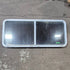 Used White Radius Opening Window - 57 1/4" X 24 1/2" X 2" - Emergency Window