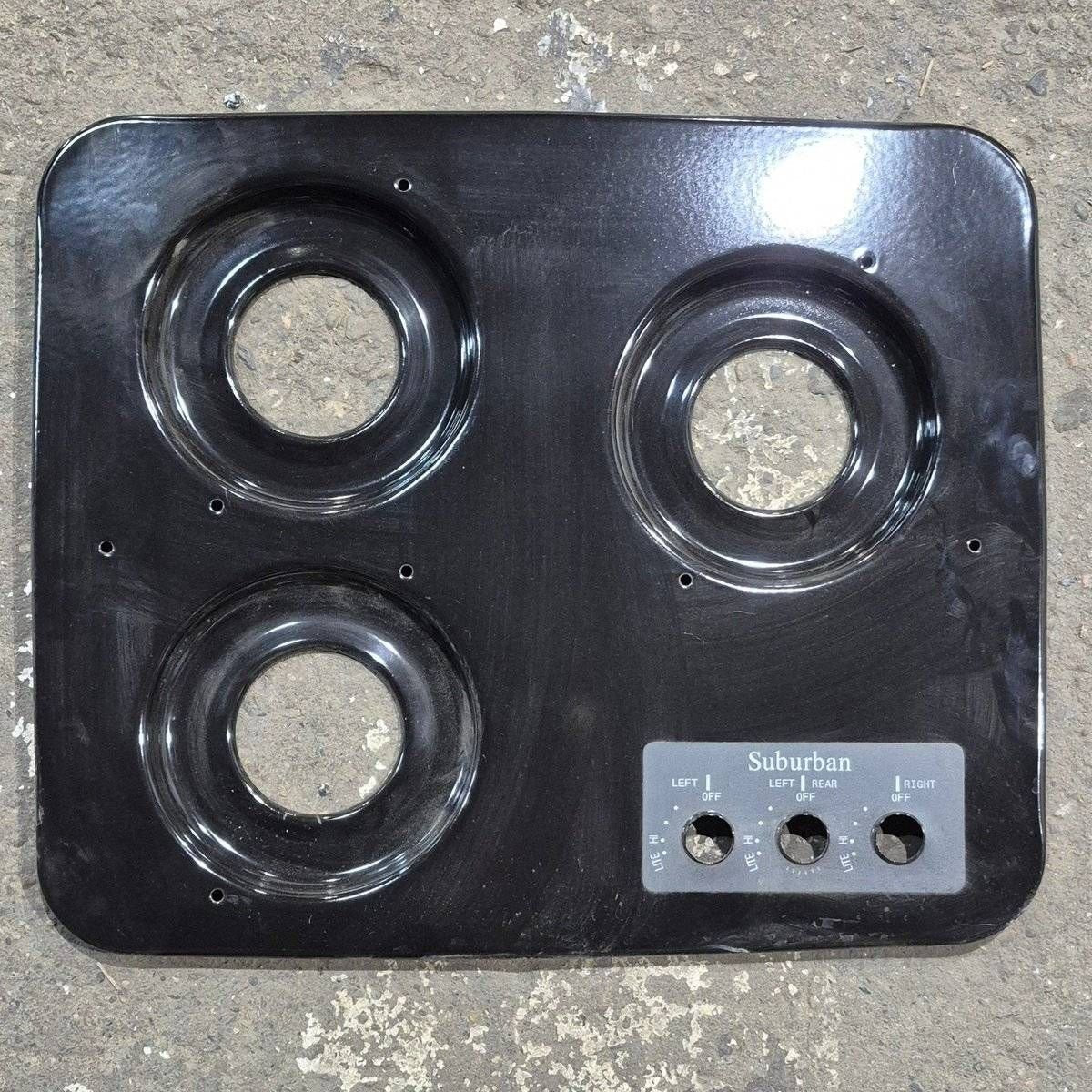 Used Main Top Suburban - Cooktop Cover, Black - 2940ABK - Main Top