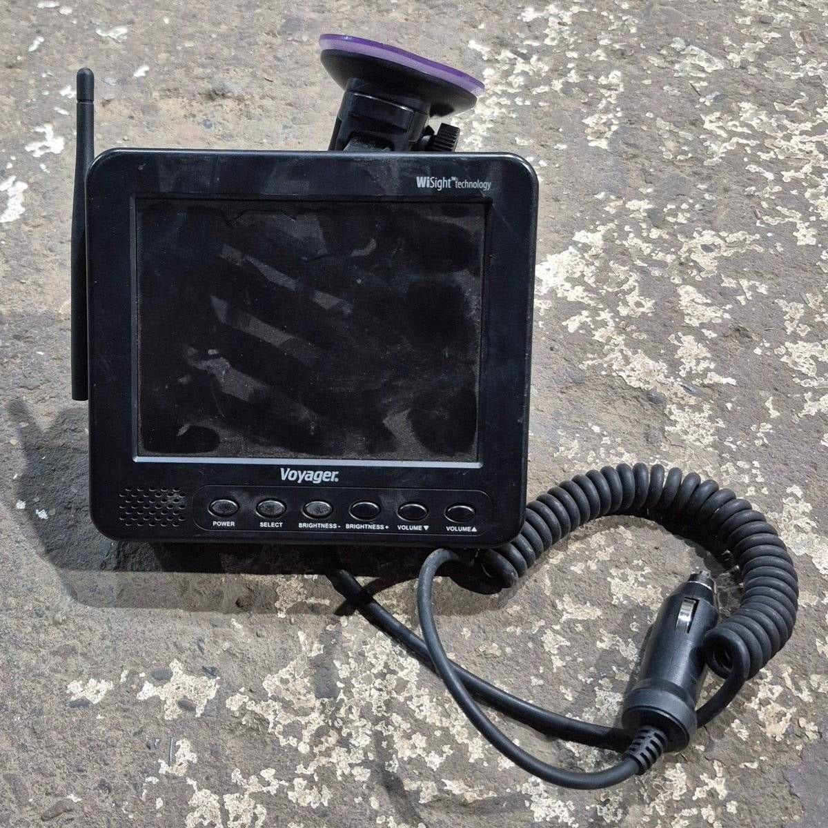 Used Voyager Wireless Monitor System, Color, LCD - WAOM562 - Back Up Camera