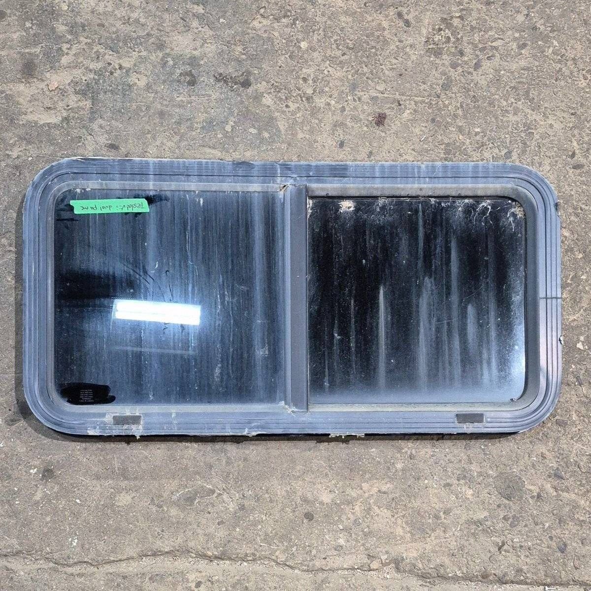 Used Black Radius Opening Window - 36 1/8