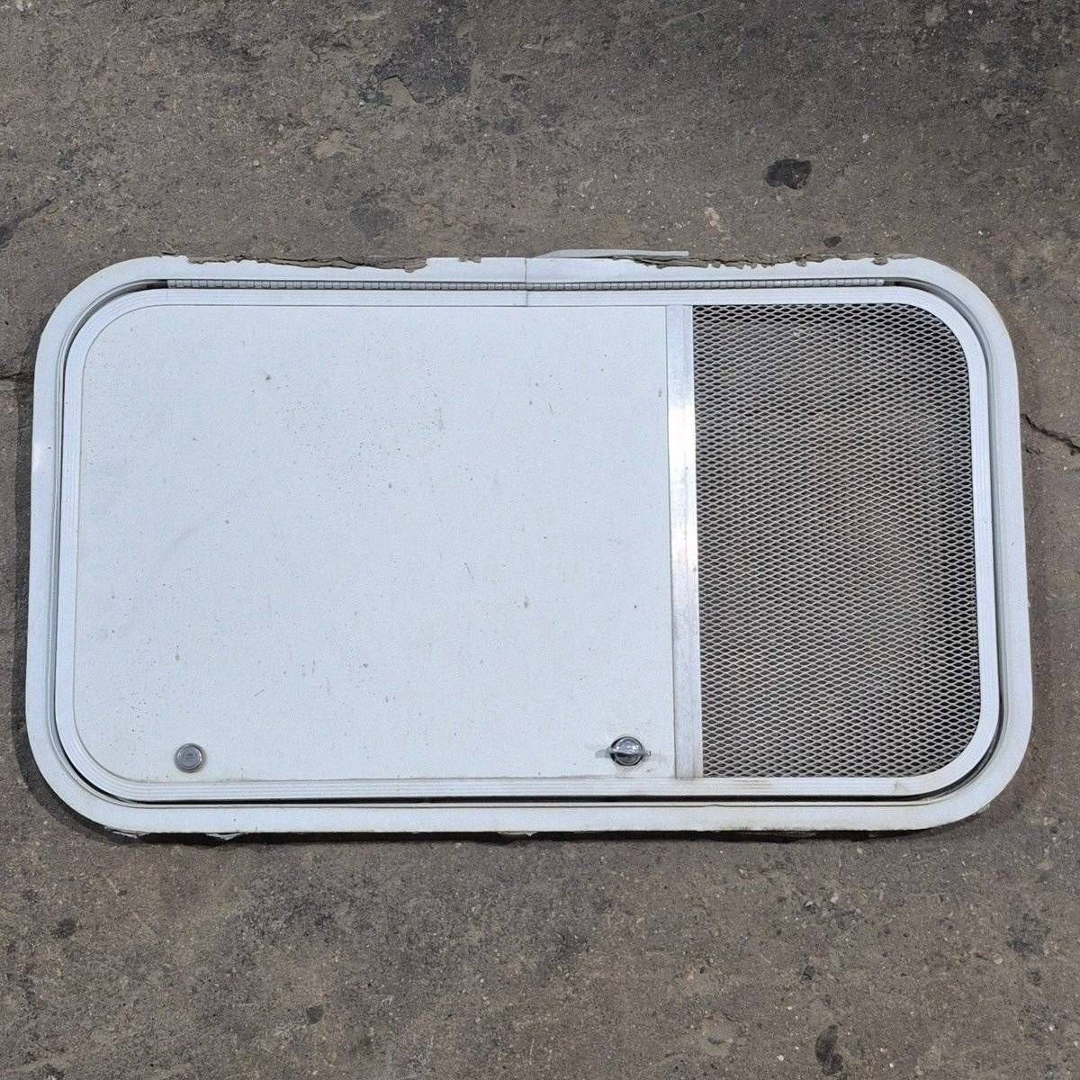 Used Radius Cornered Propane/ Battery Door - 29 7/8" X 17" X 1/2" - White Trim