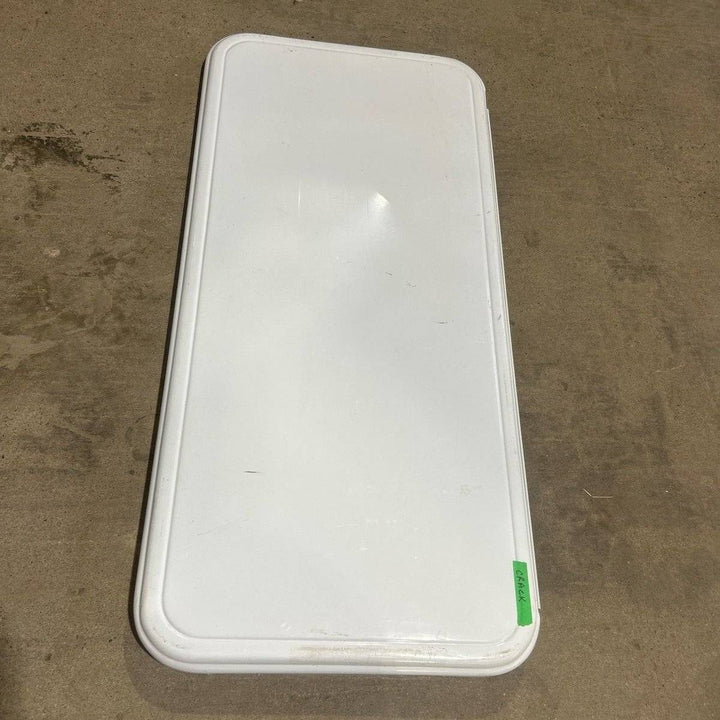 Used Radius Opening Rock Guard Cover : 51 x 24" X 2" D - Rock Guard Covered Window