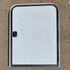 Used Radius Storage/ Teardrop Trailer Entry Door - 35 5/8" X 47 1/2" X 2" - Silver Trim