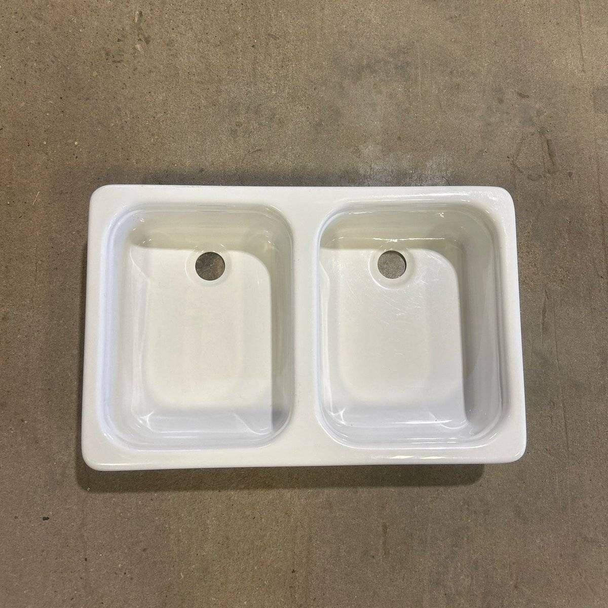 Used Double Kitchen Sink - 26.0