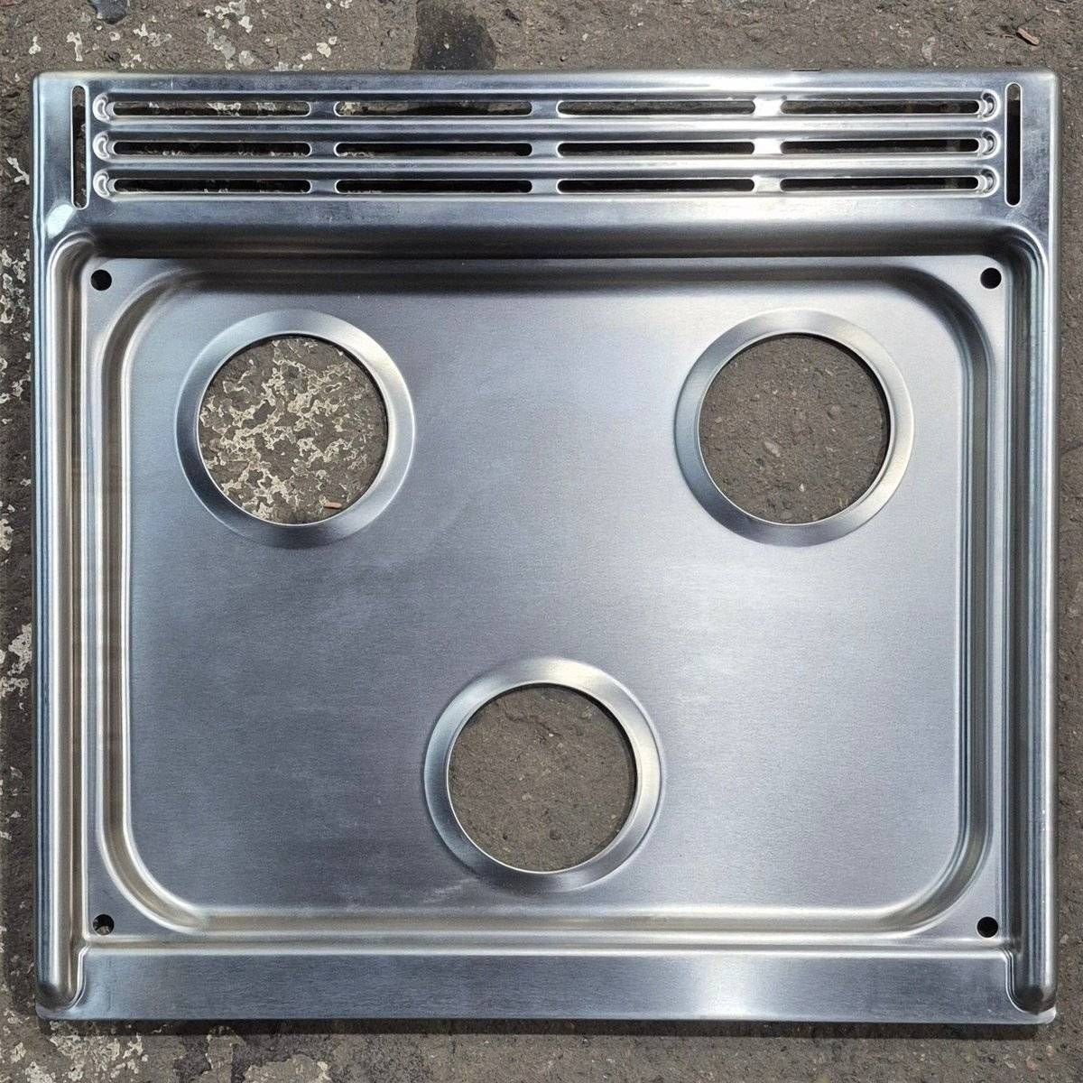 Used Atwood 3 Burner Main Top, White, Slotted - 52007 - Main Top